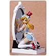 Fairy Tale Figure Alice in Mirror World Blue Dress Statue